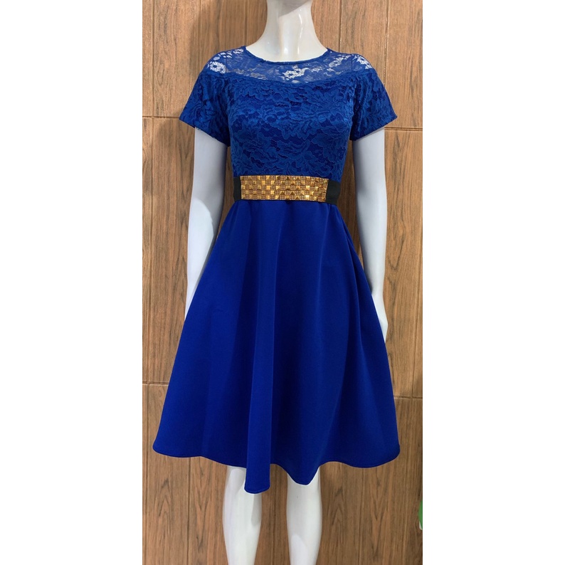 Kathryn collection 110 # Dres Rok mekar scuba import premium kombinasi brukat gliter free belt