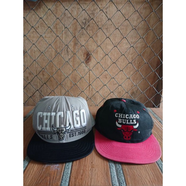 topi Chicago bulls original//Borongan topi Chicago bulls second//topi vtg Chicago bulls second