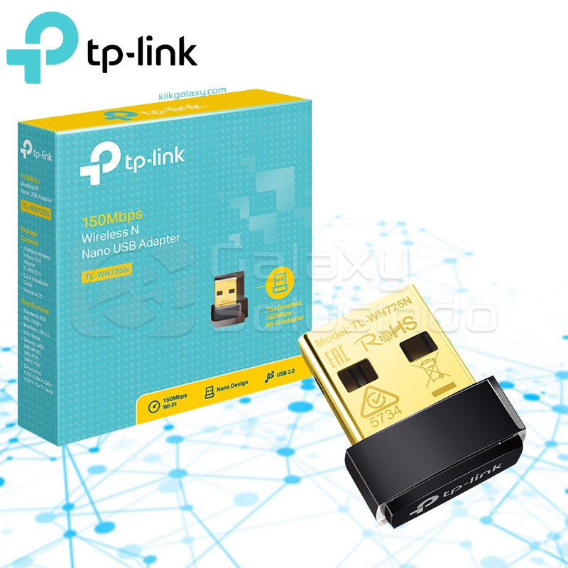 TP-LINK 150Mbps Wireless N Nano USB Adapter TL-WN725N