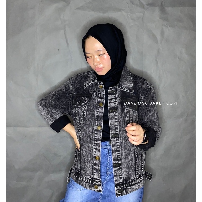 JAKET JEANS SANDWASH || CLASIC DENIM PRIA DAN WANITA