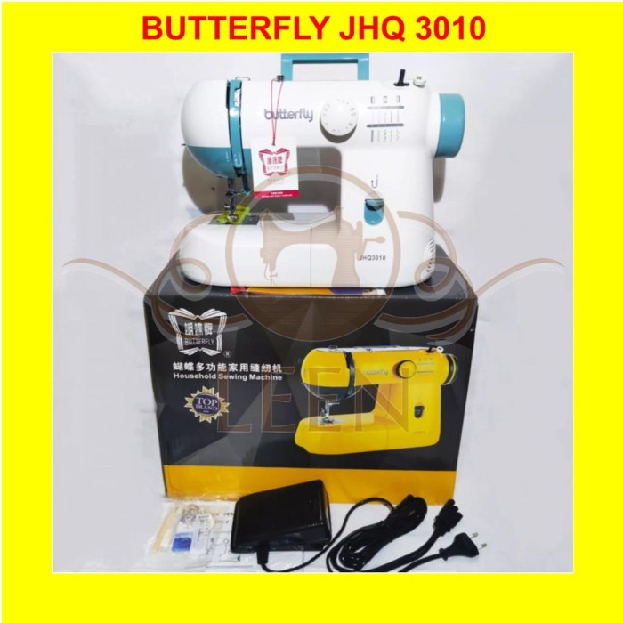 Mesin Jahit BUTTERFLY JHQ 3010 Portable Multifungsi JHQ3010 LEEN