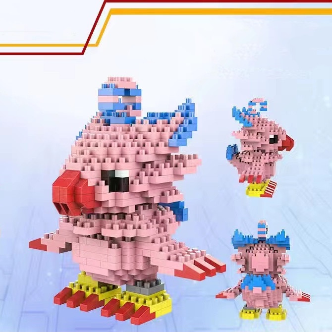 Mainan Balok Bangunan Micro Partikel Kecil Kompatibel Dengan Lego Digimon