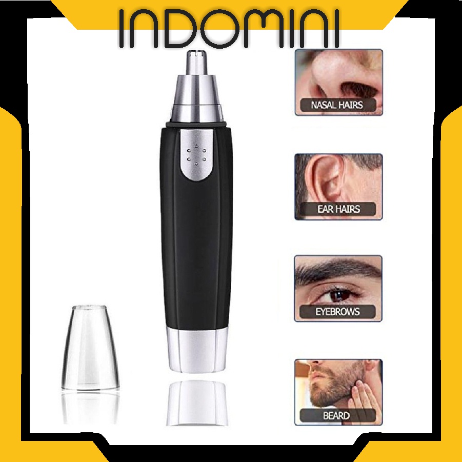 INDOMINI Alat Cukur Bulu Hidung Nose Trimmer Pembersih Bulu Hidung Elektrik R733