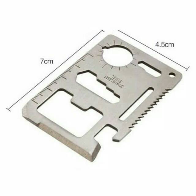 

Penggaris kartu stainless steel multi tools