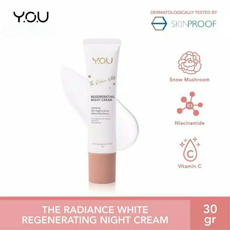 YOU The Radiance White Regenerating Night Cream 30g