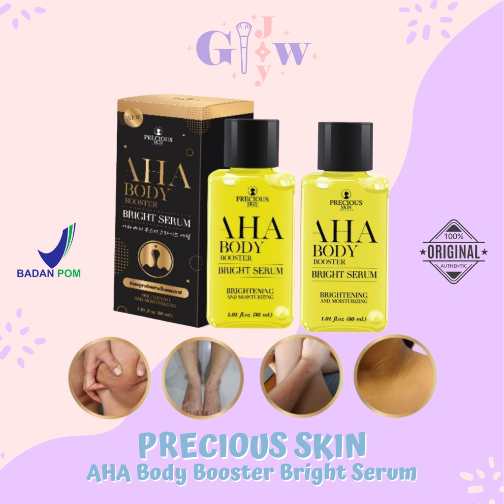 PRECIOUS SKIN 30ml aha body booster bright serum mencerahkan murah bpom mimi white viral termurah or
