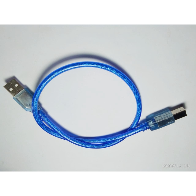 [DEV-9107] KABEL DATA PROGRAM USB A TO B MALE PRINTER CABLE 50CM ARDUINO UNO MEGA