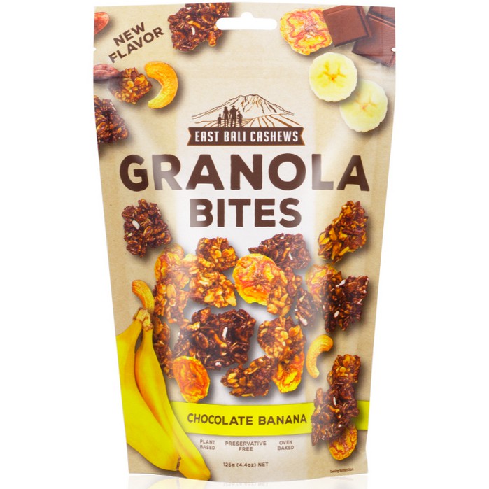 

East Bali Cashew Granola Bites Chocolate Banana 125 gr