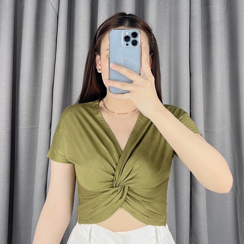 Crop top Cross / Crop top silang / Crop top pita 1659