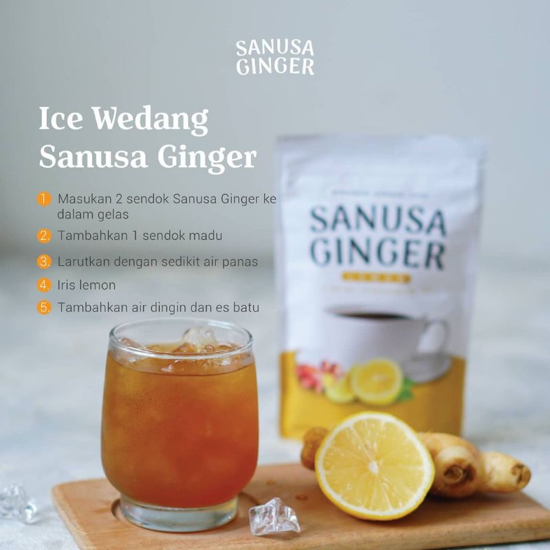 

Sanusa ginger Minuman untuk Imun booster Minuman jahe lemon minuman jahe instan Sanusa ginger herbal