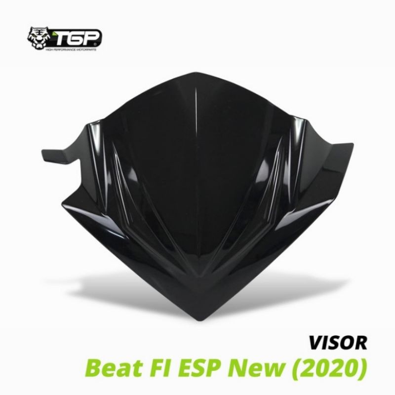 TGP Visor Beat new 2020 warna hitam mengkilap