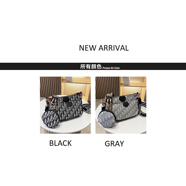 ( 2PC 1KG ) GTBI998877207 New Arrival  !!!  Tas Selempang Wanita Import   Terbaru +WALLET