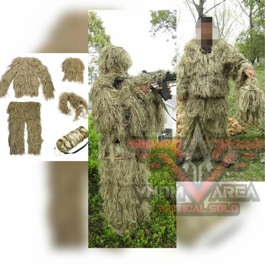 Ghillie Suit Camouflage Dessert Gurun