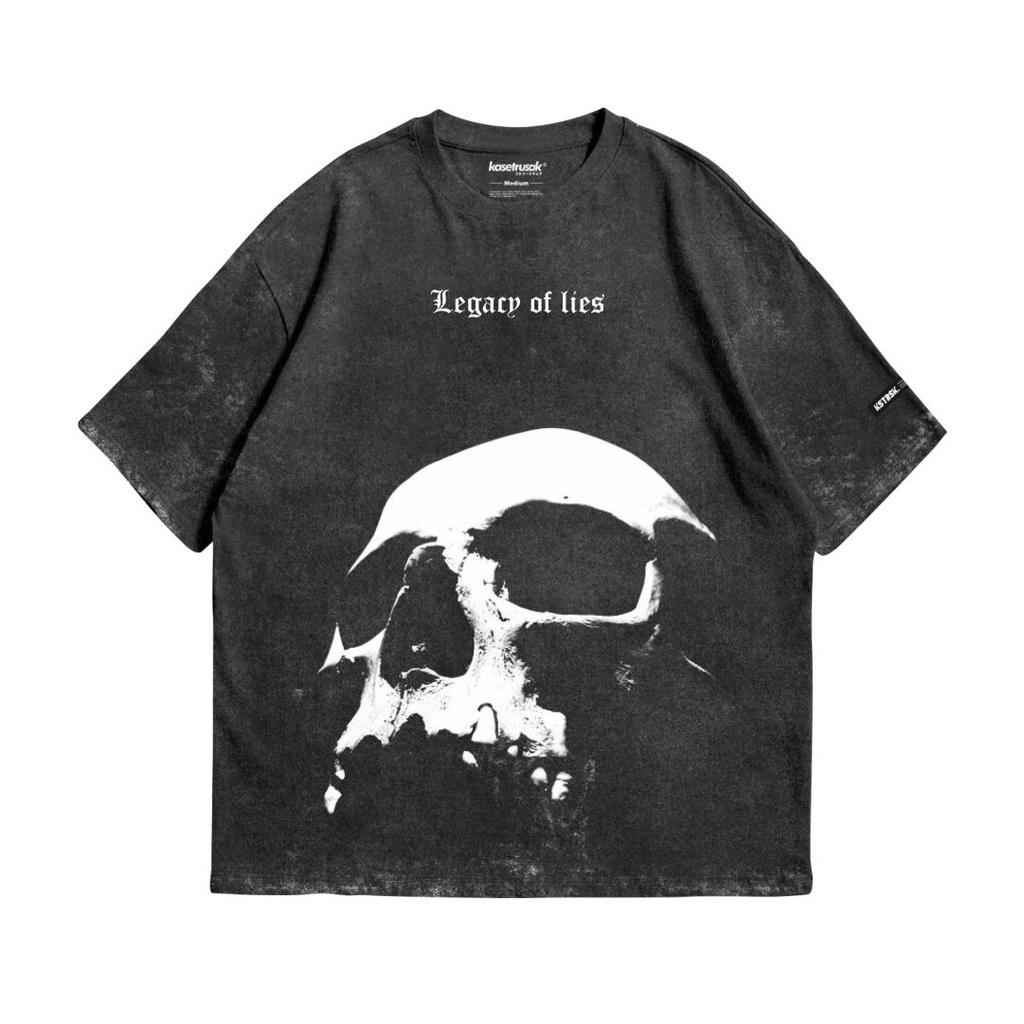 Kasetrusak Oversized Wash T-Shirt - Legacy Of Lies