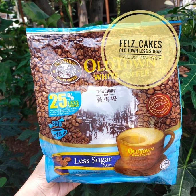 

old town white coffee less sugar