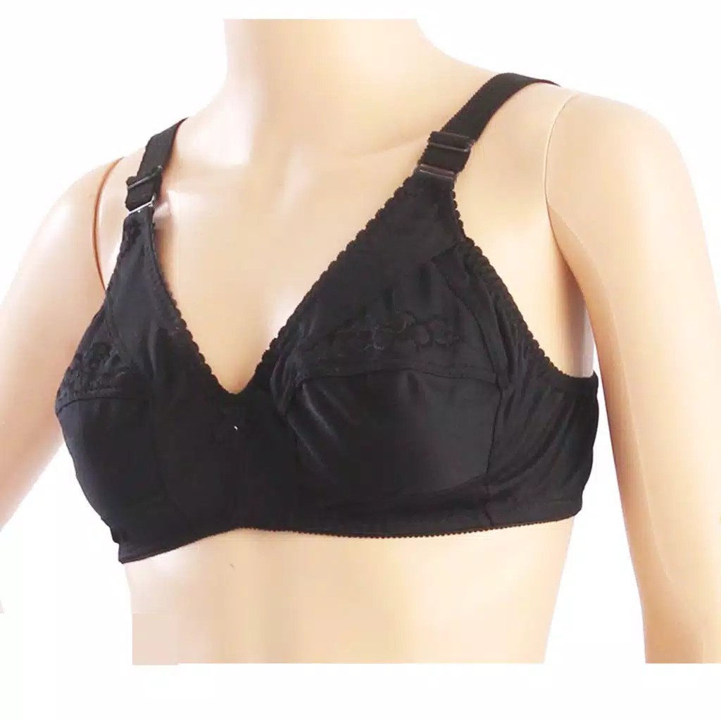 Sport Bra Hitam Plum - BH Wanita Srikandi Tanpa Kawat Busa 36 38 40 42 44