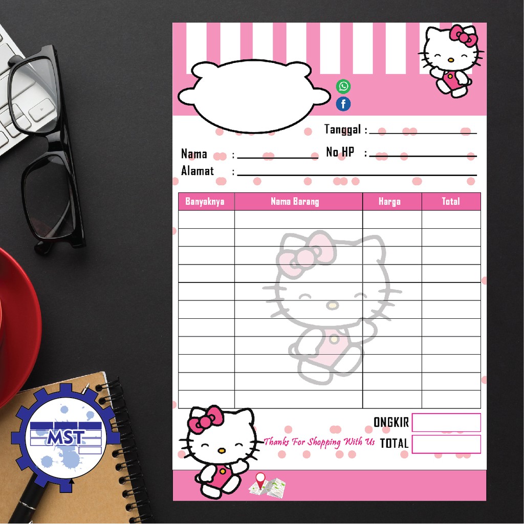 10+ Ide Stiker Logo Olshop Hello Kitty Kosong - Aneka ...