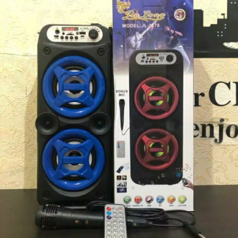 SPEAKER MURAH KAROEKEN BLUETOOTH/ SPEAKER JINLONG BLUETOOTH/ SPEAKER JINLONG JL-1878 BLURTOOTH