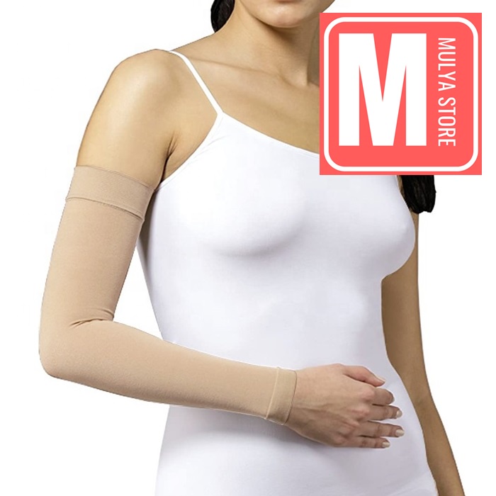 Arm Sleeve Lymphedema Compression Manset Tangan Pasca Operasi Mastectomy Kanker Payudara CG Impor