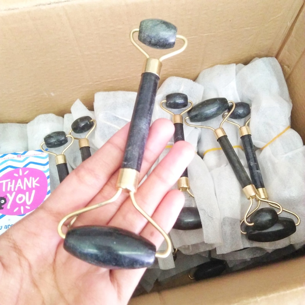 GUA SHA &amp; JADE ROLLER ALAT PIJAT ( SATUAN )