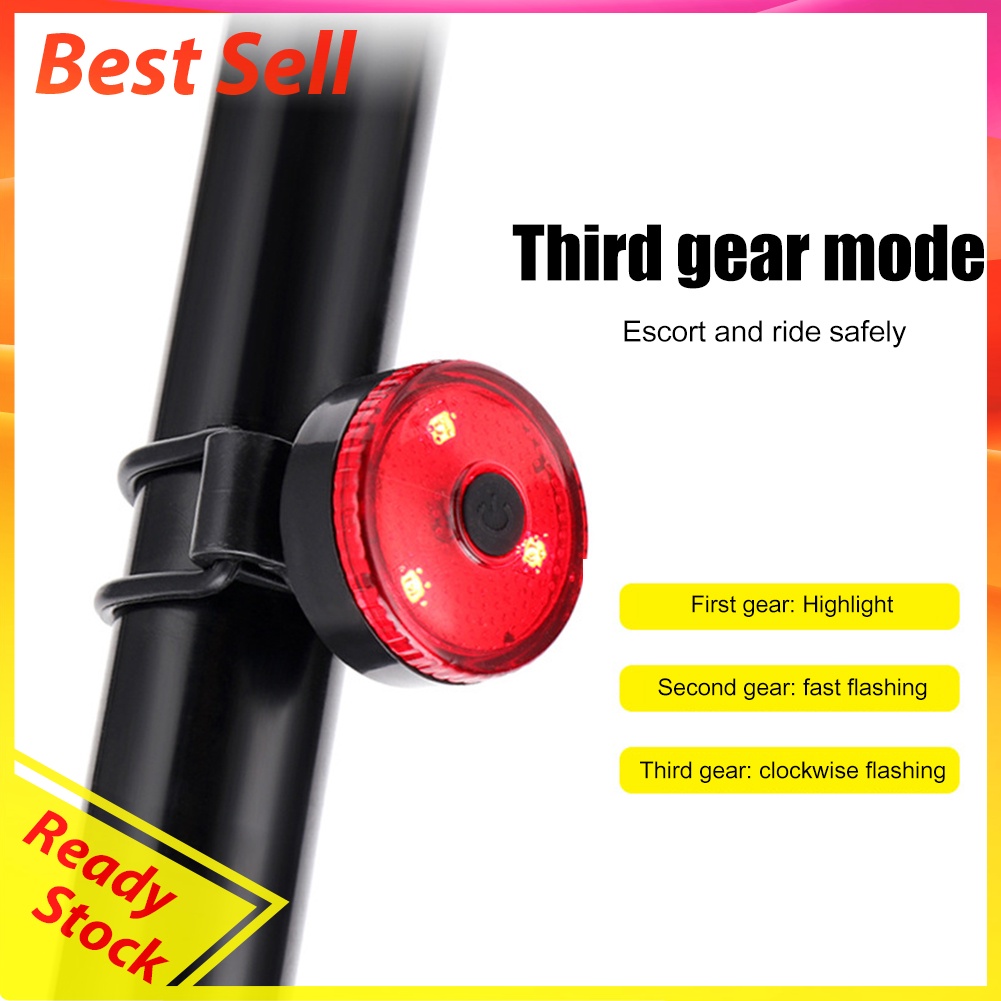 Bike LED USB Rechargeable Headlight Taillight Set Bicycle Front Back Light