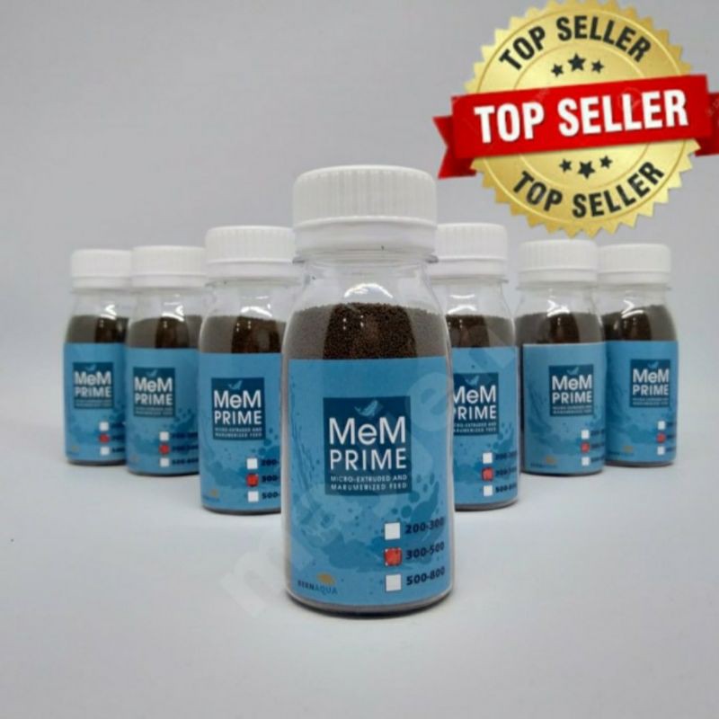 Pelet Mem Prime 200 300 Original 50gr Pakan Cupang Burayak