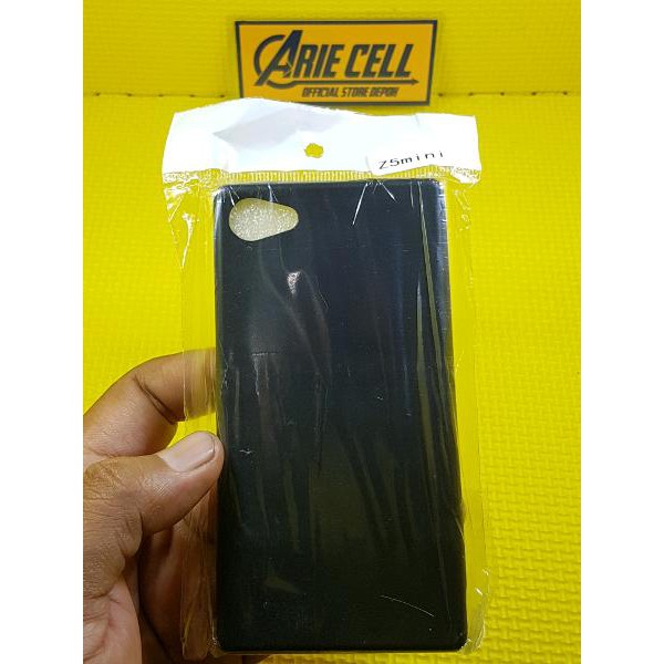 Softcase Ultrathin Hitam Doff Matte Black Sony XPERIA Z5 Mini Compact