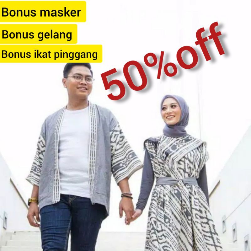 dress tenun kimono tenun couple tenun etnik baju tenun couple uswah_collection