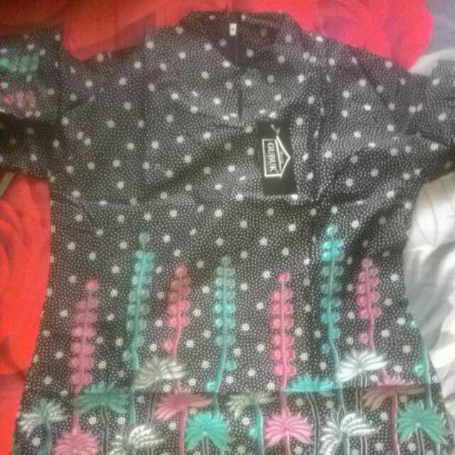 Atasan Batik Wanita Tunik Batik Alya Jaya