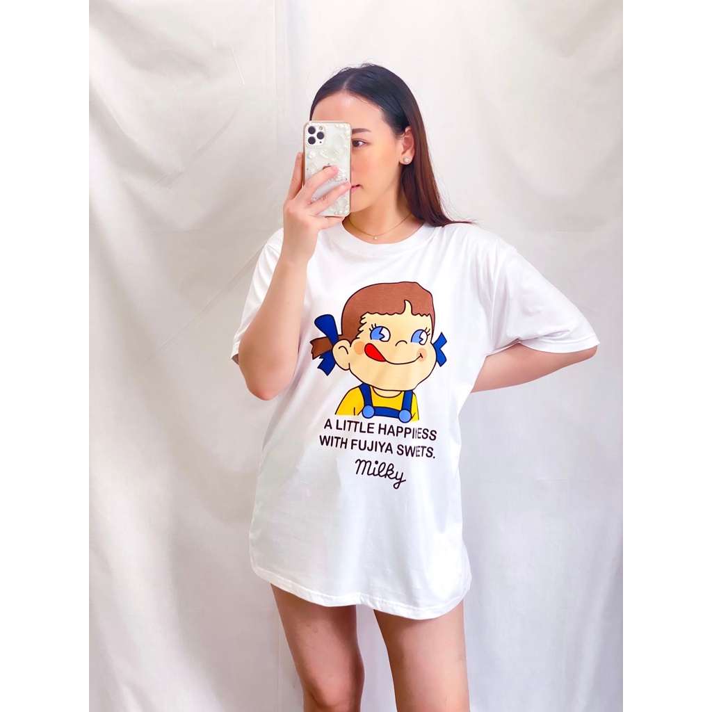 Kaos Oversize Wanita Lengan Pendek Atasan Oversize Terbaru Kaos Wanita Lucu