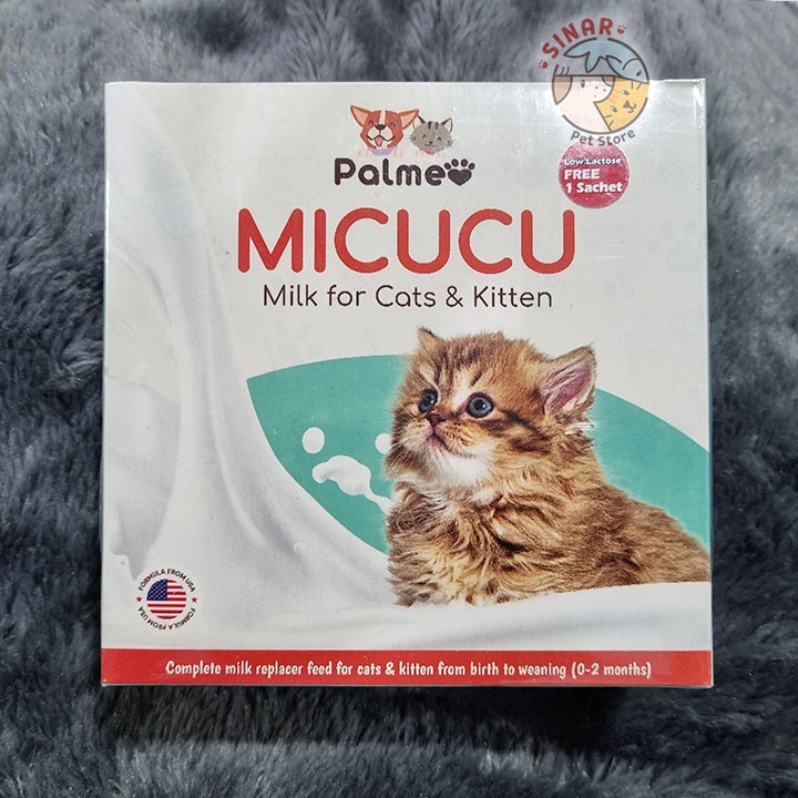 Micucu per BOX isi 11 x 20GR Milk Cat Kitten Susu Kucing Anak Palmeo