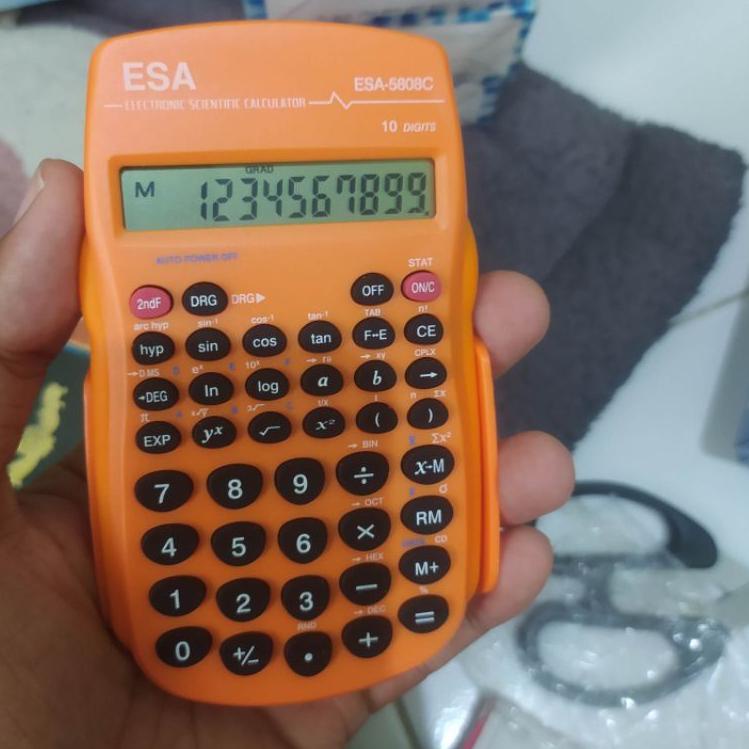 

Tren Kekinian.. Kalkulator Warna Scientific Calculator Murah Tahan Lama Esa 5808