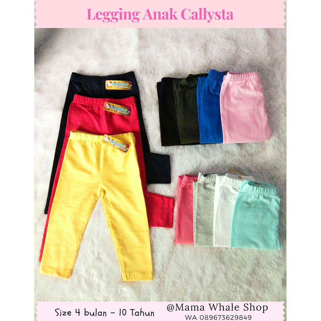 Celana Legging Anak (4bln-10 th) - Callysta - Celana Anak Cewek
