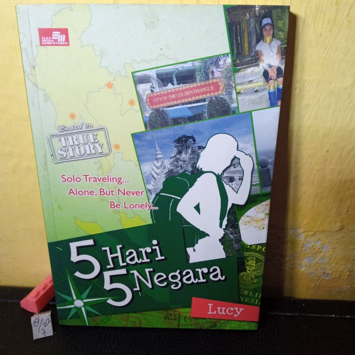 buku true story travelling 5 hari 5 negara 184 hal