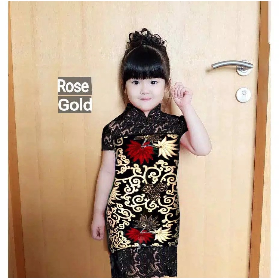 [RXFK] Dress Anak Wanita Mewah / Dress Motif Baru / Dress Pesta / Dress / Baju Dres Anak Batik