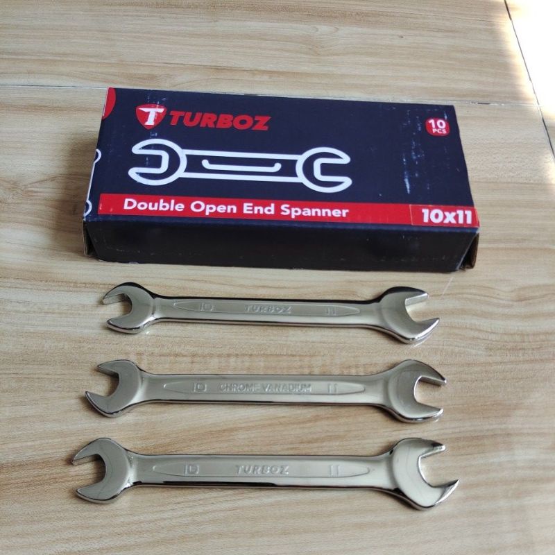 TURBOZ kunci pas 10X11 / double open end spanner 10x11 TURBOZ