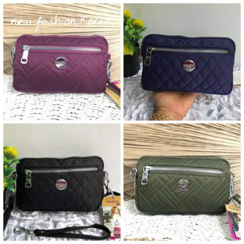 New Tas dompet impor Chibao Bordir 2tali
