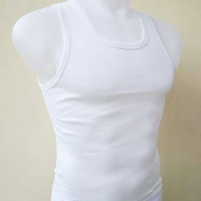 KAOS DALAM PRIA / SINGLET PRIA GTMAN TANKTOP PUTIH SIZE JUMBO