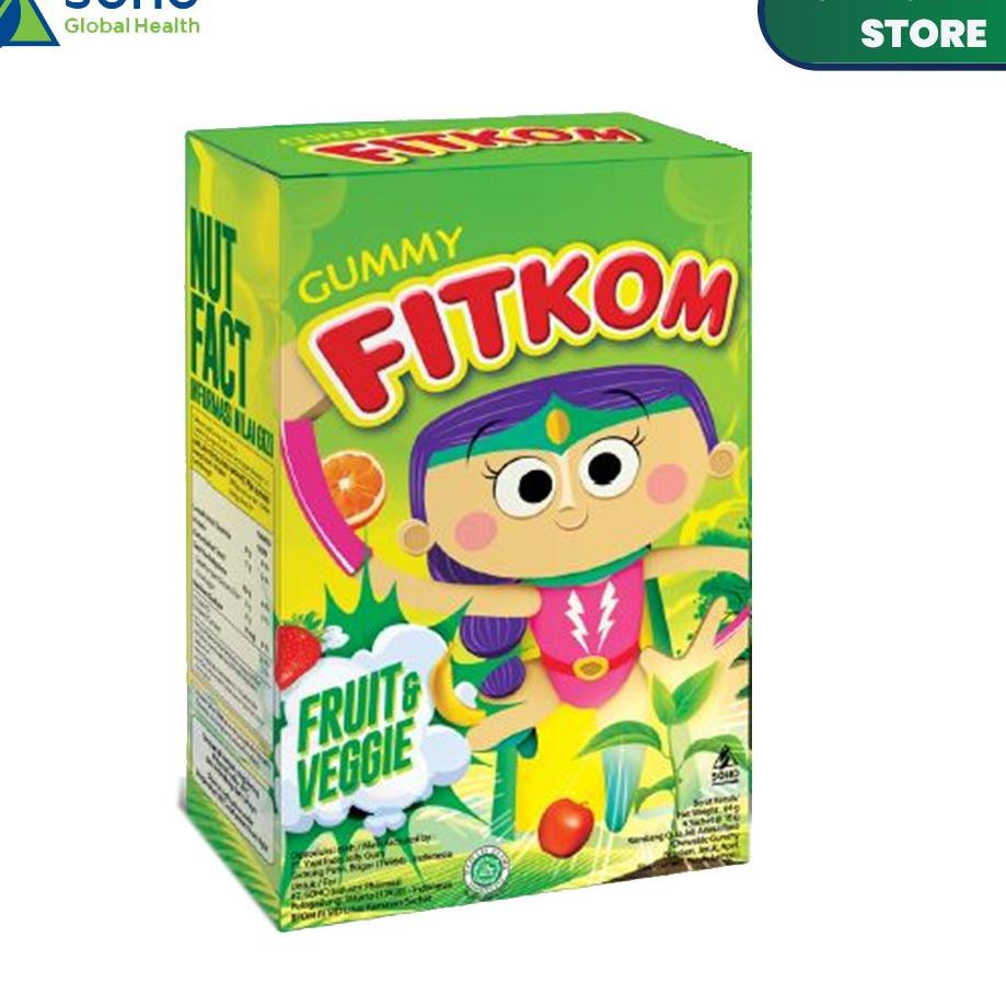 

PBQ Fitkom Gummy Jelly Fruit & Veggie - 48g ✢ 웃