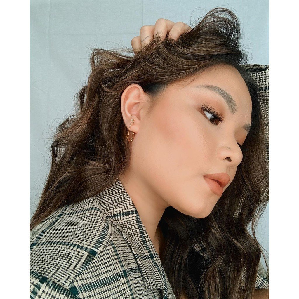 BYSTESI Safety Pin Gold Earring | Anting Wanita Peniti Emas Korean Style-3