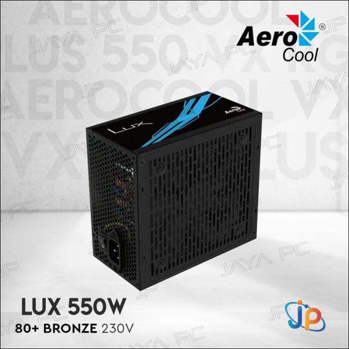 AEROCOOL LUX 550WATT PSU/ POWER SUPPLY 550 W 80+ BRONZE