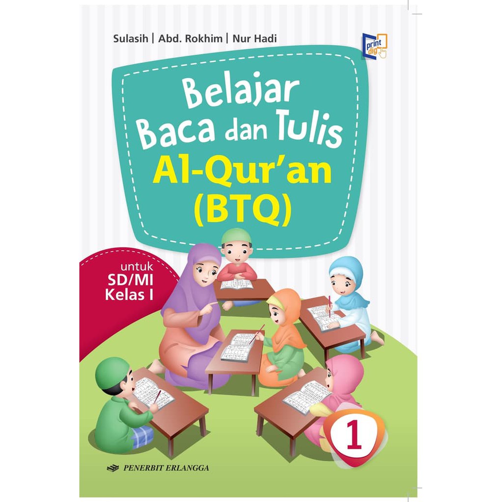 Buku Pelajaran Sd Belajar Baca Dan Tulis Al Qur An Btq Kelas 1 K2013 Shopee Indonesia