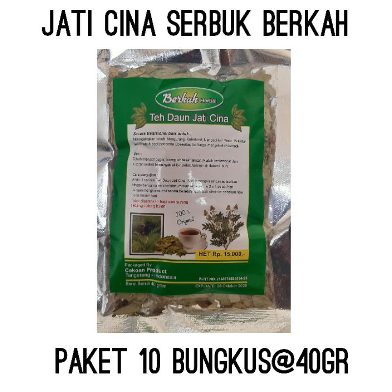 

TEH DAUN JATI CINA BERKAH 10 BKS