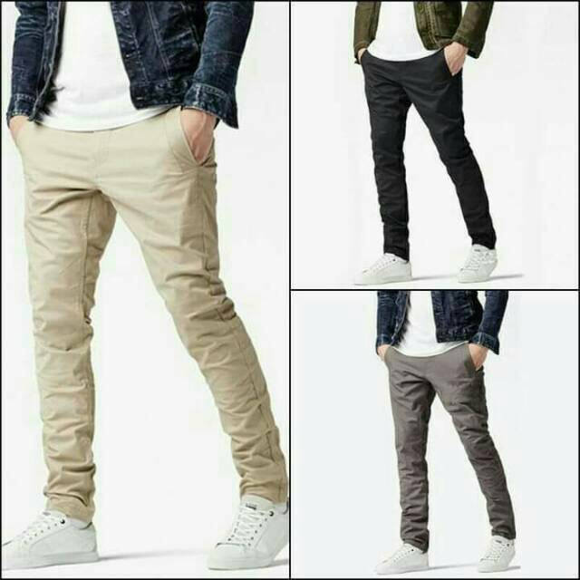 Celana chino panjang deckies / celana panjang chino pria  / celana pensil