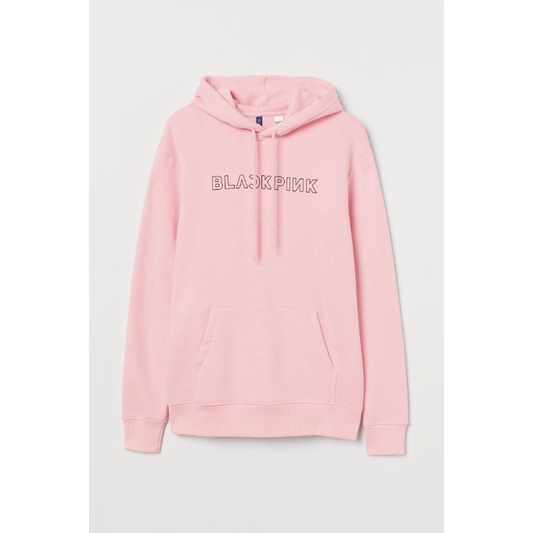 H&M HOODIE BLACKPINK