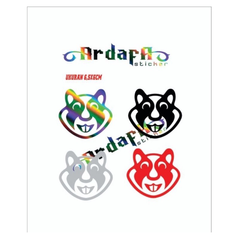 STICKER CUTTING LOGO HAMSTER