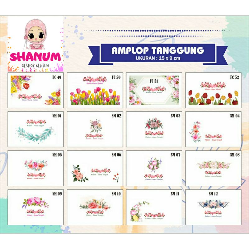 

[ GROSIR ] AMPLOP MERPATI TANGGUNG CETAK NAMA MURAH ~ SERI SM