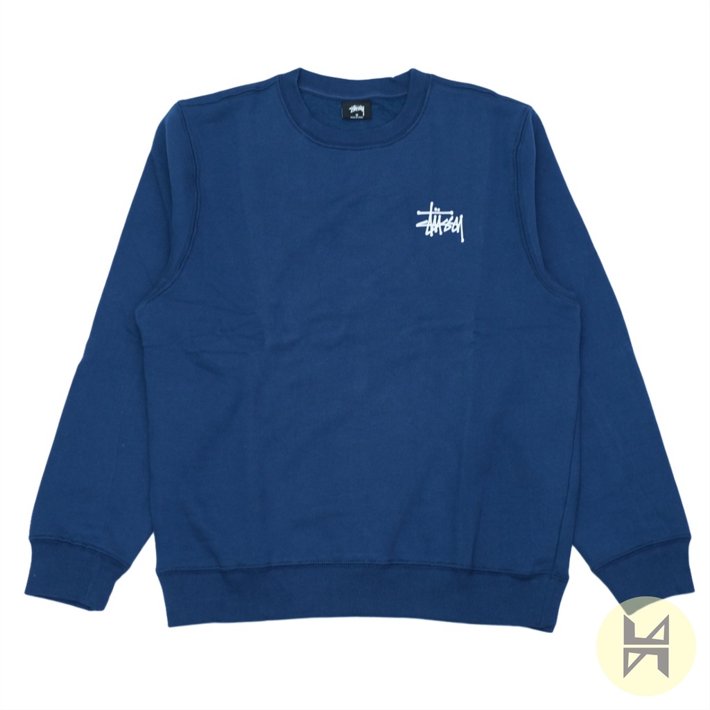 Sweater Crewneck Stussy Navy Original