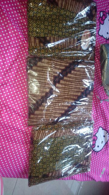 Gamis Bolero Genes Sogan Lepasan Batik Modern Long Dress Seragam Pesta