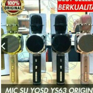 mic SU-YOSD YS-63 bluetooth karaoke microphone smule original